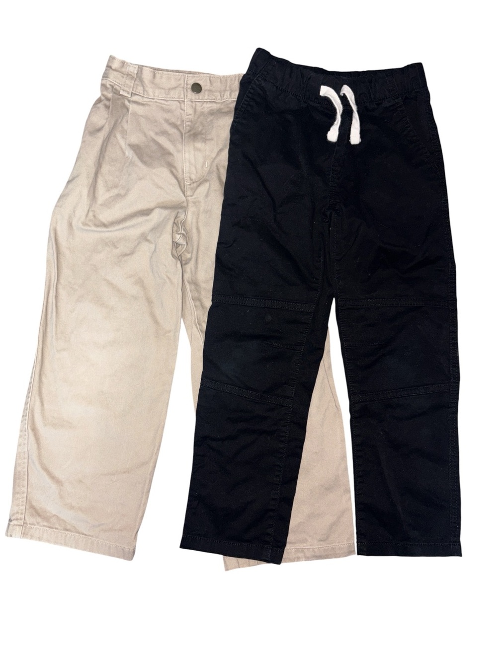 Bundle of Kids dressy Pants in Black and Tan